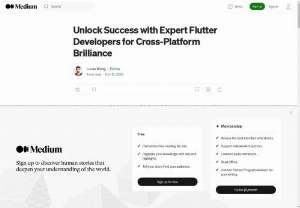 Unlock Success with Expert Flutter Developers for Cross-Platform Brilliance - Empower your digital journey with our proficient Flutter developers. Dive into the world of cross-platform excellence as our skilled professionals leverage Flutter&#039;s capabilities to craft seamless iOS and Android applications. From custom app development to robust maintenance, our experts ensure a superior user experience. Collaborate with a team committed to innovation, efficiency, and exceeding your expectations. Elevate your mobile presence with our Flutter developers, where...