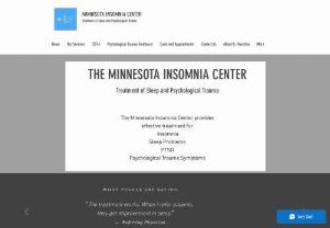 Minnesota Insomnia Center - We are a virtual mental health clinic providing effective treatment for insomnia, sleep problems, psychological trauma, PTSD, and related anxiety.  We use evidence-based treatment including CBT-I, ART, and EMDR for efficient, successful outcomes.