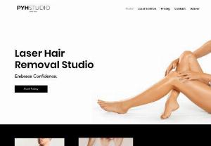 pyhstudio - Please see website for best text suggestions. Here is the draft: PYH Studio is dedicated to helping our clients achieve smooth, hair-free skin with the latest advancements in laser technology.