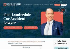 Fort Lauderdale car accident lawyer - In the unlikely event you are in a car accident, you are going to have many questions about how everything needs to be handled. There are insurers to get in contact with, and there are legal matters that will need attention. That is where the attorneys at David I. Fuchs, Injury & Accident Lawyer, P.A. are available to help. Our Fort Lauderdale car accident lawyers have years of experience that give you the knowledge to explain and navigate so you heal. Contact us for a free...