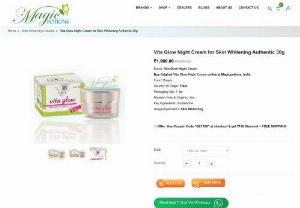 Vita Glow Night Cream | Magicpotions - We operate as an independent company in India, specializing in the distribution of wellness products. Our portfolio includes an extensive selection of authentic products in various categories such as beauty, health, nutrition, and overall wellness.