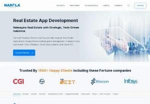 Real Estate App Development Company | Narola Infotech - Top real estate app development company providing trusted custom app development services for easy property dealing and management.