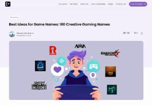Name Gaming Ideas - When you&#039;re creating a new game, one of the most important decisions you&#039;ll make is choosing the right name. The name of your game is the first thing that potential players will see, so it&#039;s important to make a good impression. No matter what type of game you&#039;re creating, there&#039;s a perfect name out there. A great ideas for game names will be catchy, memorable, and relevant to the game&#039;s content. It should also be unique and stand out...