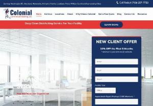 Colonial Commercial Cleaning - At Colonial Commercial Cleaning, we are a premier professional cleaning service provider. Our skilled team provides meticulous office cleaning services for offices, medical facilities, and schools.