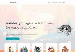 Wanderly - Welcome to Wanderly, the interactive storytelling platform where your child takes center stage! Our AI-powered platform creates a never-ending world of adventures, encouraging your child to embark on a journey filled with diverse characters and experiences, including their very own friends and family.