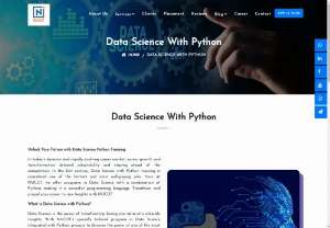 Unlock Your Future with Data Science with Python - Data Science is the power of transforming boring raw data into valuable insights. With NUCOT’s specially tailored program in Data Science integrated with Python, prepare to discover the power of one of the most popular programming languages while discovering trends, making informed decisions, and driving innovation through robust data analysis and predictive modelling.