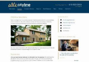 Cityline Constructions: SolutionsCityline Construction - Our many years of experience with various disaster situations have prepared us with the skills to create unique solutions for your specific needs.