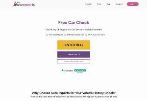 Car history check - The Auto Experts - The Auto Experts is providing car history check for any UK vehicle. Our premium report reveals finance, stolen, accident and over 50 data information. Check now!