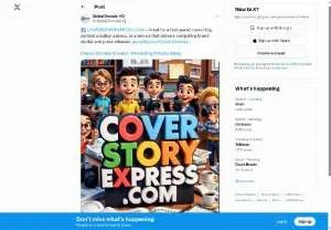 Screenshot of cover story express