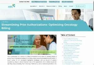Screenshot of Streamlining Prior Authorizations: Optimizing Oncology Billing