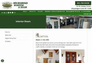 Interior Doors Hudson Valley NY - New Beginnings Window &amp; Door has an extensive product range of interior doors for any project. With us, you&#039;ll begin each day with a beautiful view.