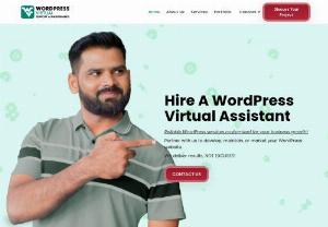 WordPress Virtual Assistant - Your Personal Assistant - Transform Your Website with Professional WordPress Services and a Dedicated WordPress Virtual Assistant. Our team of experienced developers and skilled designers is here to assist you in every aspect of WordPress, from design and development to maintenance and optimization. Get started today!