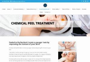Chemical Peel Treatment - They help to reduce the signs of ageing, scars and blemishes while creating healthier, firmer looking skin without the need for surgery . As a regular treatment, it can also help the skin to appear smoother, brighter and plumper.