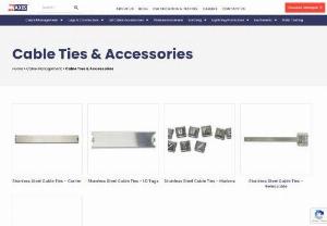 Cable ties manufacturers- Axis Electrical Components - Organize cables effortlessly with cable Axis Electrical Components  ties and accessories. Browse our range for efficient cable management solutions.