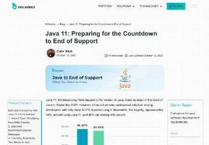 Java 11: Preparing for the Countdown to End of Support - According to Oracle&rsquo;s Java SE Support Roadmap, Java 11&rsquo;s premier support ends in September 2023, coinciding with the launch of Java 21 LTS. And extended support for Java 11 will continue till September 2026.