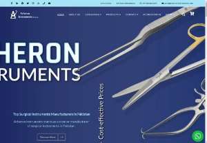 Surgical instruments manufacturer in sialkot pakistan - At Acheron Instruments, we take pride in being one of the top surgical instruments manufacturers in Pakistan, specifically in Sialkot. We have built our reputation by providing superior-quality surgical instruments that meet the needs of medical professionals and surgical equipment suppliers worldwide. We are dedicated to producing high-quality instruments with precision and excellence, making us a top choice for those who demand the best.