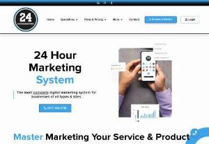 24 Hour Marketing - the most complete digital marketing system for businesses of all types and sizes. based in brooklyn, ny. healthcare, law, auto, financial, accounting, restaurants, gyms, local businesses, e commerce