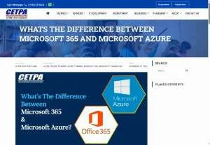 Screenshot of Microsoft 365 vs. Microsoft Azure: Cloud Solutions Explained