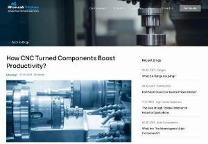 How CNC Turned Components Boost Productivity? - Computer Numerical Control, popularly known as CNC, turned components have been ranked as the top segment of the industrial manufacturing process. Every company using CNC to produce its components or parts has gained enormous profits and increased productivity. These precision-engineered elements manufactured using CNC offer high accuracy, less downtime, and more speed. Here’s all you need to know about CNC-turned components: