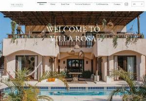 Villa Rosa - We are delighted to welcome you into our beautiful, relaxing home, just a few minutes walk from one of the nicest beaches in the country. Villa Rosa was inspired by the colonial architecture of Antigua, yet with a modern, beach influenced twist. It offers a spa-like retreat in a hidden corner of El Paredón.