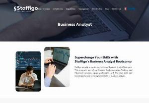 Business Analyst Bootcamp With Job Placement - Staffigo - Our Business Analyst Bootcamp offers comprehensive skills training to kickstart your career. Get hands-on experience and prepare for success.