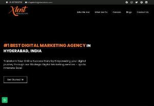 Digital Marketing Company in Hyderabad - Xlent Digital Solutions is a full service Digital Marketing Agency In Hyderabad. We are one of the best SEO companies in Hyderabad. We help you build your brand equity with your online audience by leveraging various digital platforms to provide ROI, create conversations and build trustworthy relationships.