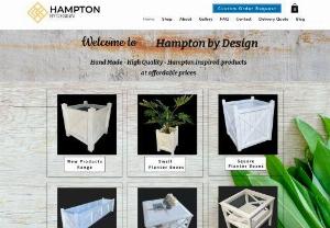 Hampton By Design - Custom Hampton Style Furniture and Hampton Style Planter Boxes