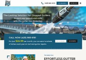The Gutter Docs - Let our skilled team at The Gutter Docs handle the dirty work, ensuring your gutters are clean and functioning optimally to protect your home from water damage.