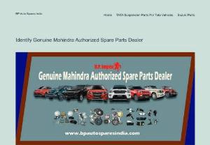 Identify Genuine Mahindra Authorized Spare Parts Dealer - Ensure the longevity and optimal performance of your Mahindra vehicle by sourcing genuine spare parts from authorized dealers. Identifying a reliable Mahindra authorized spare parts dealer is crucial for maintaining the authenticity and quality of components tailored to your vehicle&#039;s specifications. Trust only certified dealers to guarantee authenticity, performance, and compatibility with your Mahindra model. Genuine Mahindra spare parts contribute to the longevity of your...