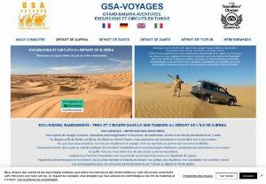 GSA-VOYAGES. Grand-Sahara-Aventures - GSA-VOYAGES. GRAND-SAHARA-AVENTURES, is a local travel agency, we offer you our private and tailor-made excursions and tours in Tunisia.  Whether you're traveling as a couple, family or group, we have options to suit all types of travelers.  Our private tours offer you a personalized experience with a flexible itinerary, allowing you to choose the places you want to visit and the activities you want to participate in.  Our team of professionals will take care of planning every...