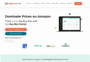 alpharepricer - Increase sales and maximize profit with Alpha Repricer. Easy and Hassle-Free repricer software for Amazon sellers. Win Buy Box more often.