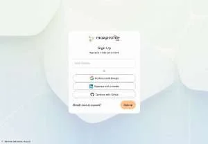 Screenshot of Max Profile