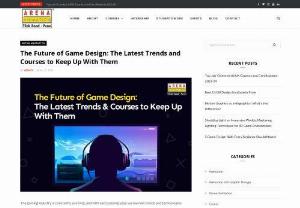 Future of Game Design: Latest Trends and Courses - Arena Animation Tilak Road - Discover the latest trends in game design and learn the courses you need to keep up with them. Get ahead in the ever-evolving world of game design.
