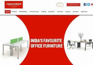 Innodesk - Innodesk is the fastest growing office furniture brand based at hyderabad with supplies at Ahmedabad, Bangalore, Pune, Kochi and other locations. We manufacture and sell modular workstations, office chairs  and other modular office furniture and storage solutions