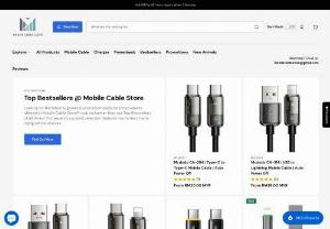 Mobile Cable Store - Your ultimate destination for all your mobile cable needs. We've curated a wide range of high-quality mobile cables to ensure that you're always powered up.