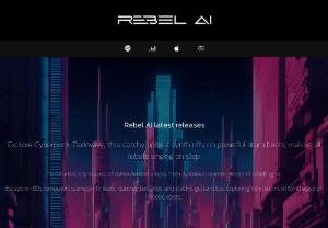Rebel AI Music - Explore Cyberpunk, Darkwave, thru catchy upbeat synth riffs on powerful drum beats, making all robots singing on step.