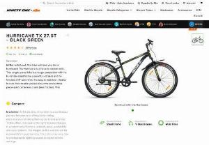 Hurricane TX 27.5T: Buy latest model of ATB Cycle by Ninety One Cycles - The Hurricane TX 27.5T is a ATB Cycle by Ninety One Cycles. It&#039;s designed for easy rides on all types of road and offers a smooth and comfortable cycling experience for riders of all levels.