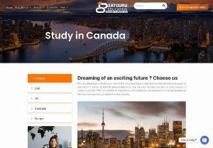 Study In Canada - Study in Canada with Satguru Education—a gateway to unparalleled academic excellence and limitless possibilities.
