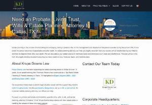 Probate, Living Trust, Wills & Estate Planning Attorney In Dallas - Looking for probate, living trust, wills & estate planning attorney in Dallas, TX? Krupa Downs Law help you better understand overall goals in estate planning.