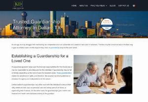 Trusted Guardianship Attorney In Dallas, TX - Looking for Trusted Guardianship Attorney In Dallas, TX? Krupa Downs Law are experienced and compassionate attorney who can help you. 