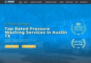 Full Color Cleaners - Transform your space with Full Color Cleaners, offering top-quality pressure washing, window cleaning, gutter cleaning, house washing, roof cleaning, and Christmas light installation services in Austin TX. Preferred by homeowners and businesses seeking excellence.