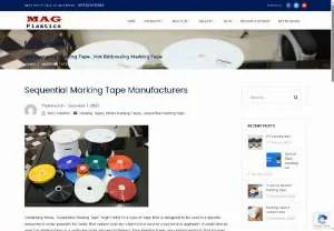 Screenshot of MagPlastics Sequential Marking Tape