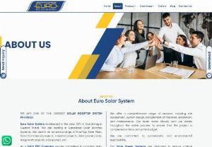 Largest Solar Rooftop System Provider - Euro Solar System is one of the largest solar rooftop system providers. We offer a comprehensive range of services, including site assessment, system design, procurement of materials, installation, and maintenance. Call us at 1800 890 3052 today!