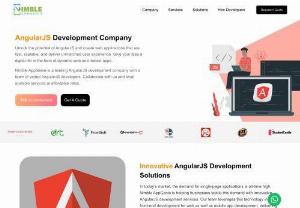AngularJS Development Company | AngularJS Development Services - Nimble AppGenie is a top AngularJS development company, that builds scalable web & mobile apps. We provide angular js development services with certified and experienced developers.