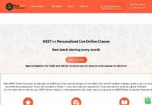 Best NEET Online Coaching | NEET Online Classes in India - If you’re looking to join best NEET online Coaching then call here to know all details about best Online Coaching for NEET. Call us now +91-9650647200 for NEET Online Classes in India.