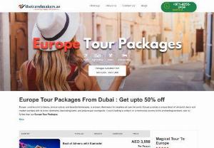 Europe Tour Packages From Dubai - A Europe family tour will elevate your family vacation. Discover the enchantment of Vienna, marvel at Prague's architectural marvels, and unwind in family-friendly resorts amidst Europe's splendor.