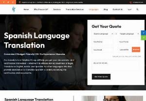 Spanish Language Translation - HelplineTranslation, a reputable language services provider, specializes in accurate and reliable Spanish language translation services. With a team of skilled linguists who are native Spanish speakers and possess expertise in various industries, HelplineTranslation ensures high-quality translations that capture the nuances and cultural context of the Spanish language. Whether clients require document translations, website localization, or business communication in Spanish,...