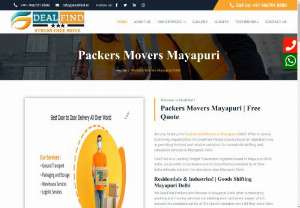 Movers Packers Mayapuri-9667018580 - Residentials &amp; Industries! | Goods Shifting Mayapuri Delhi We DealFind Packers and Movers in Mayapuri Delhi offer outstanding packing and moving services considering each and every aspect which assures the complete safety of the clients valuable items till they reach their destination.  We are one of the Best Packers and Movers in Mayapuri Delhi guarantee you to provide you an excellent shifting experience at an affordable budget.