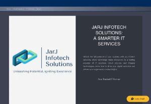Jarj Infotech Solutions - Our IT solutions are designed to enhance your business operations and provide a solid foundation for growth. From network optimization to cybersecurity, our experts ensure that your IT infrastructure is not just robust but also aligned with your strategic goals.