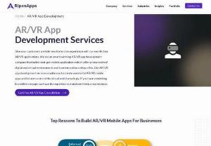Top AR/VR App Development Services| RipenApps - Upgrade your business with our AR/VR app development services. We are a top AR/VR app development company building modern augmented &amp; virtual reality applications. 